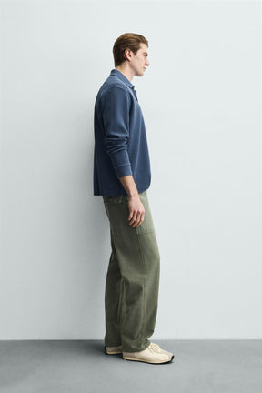 Striped Texture Polo