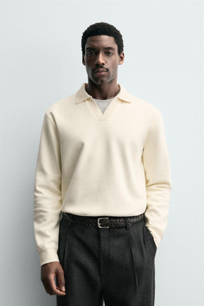 INTERLOCK POLO SWEATSHIRT - Image 2
