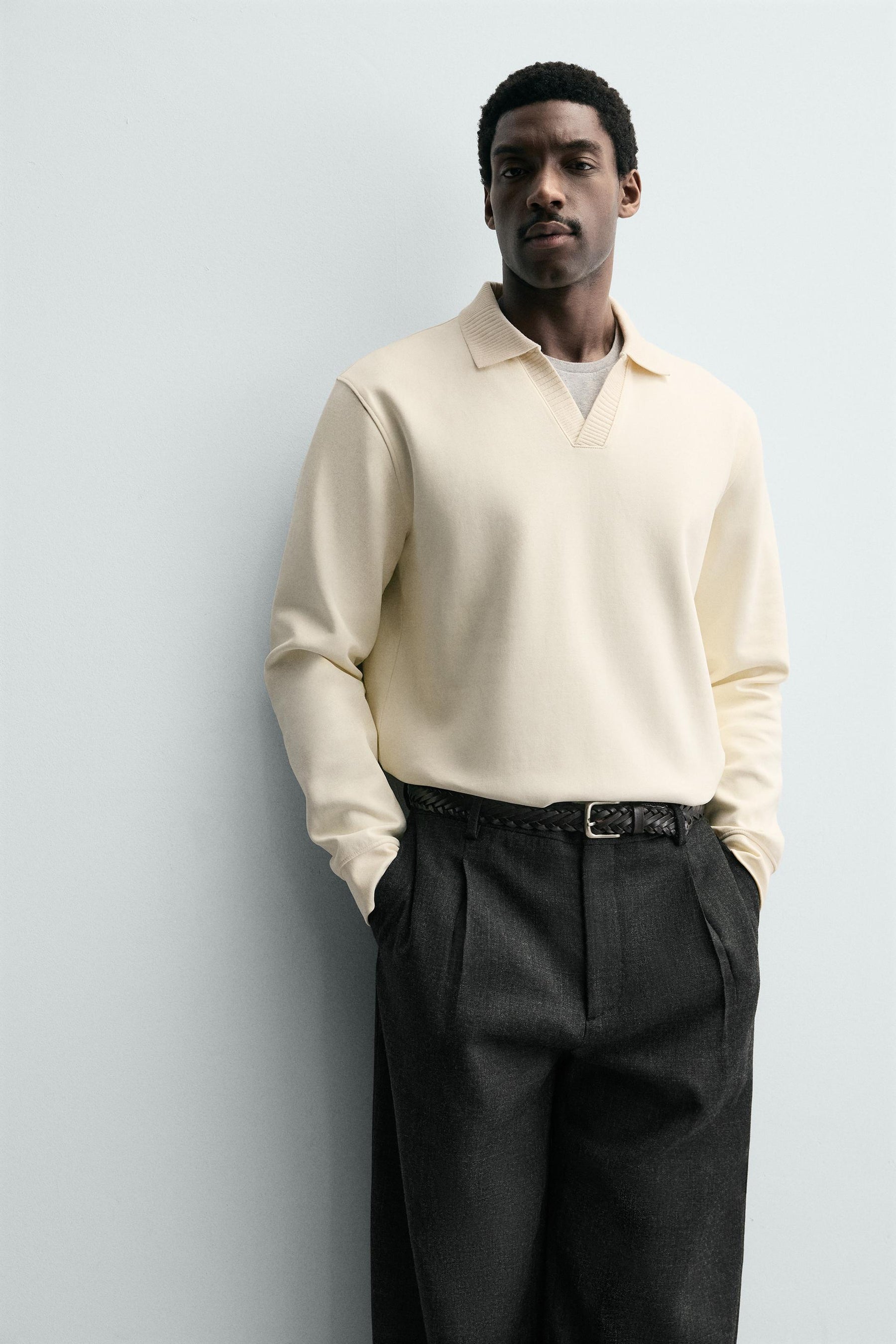 INTERLOCK POLO SWEATSHIRT - Image 5