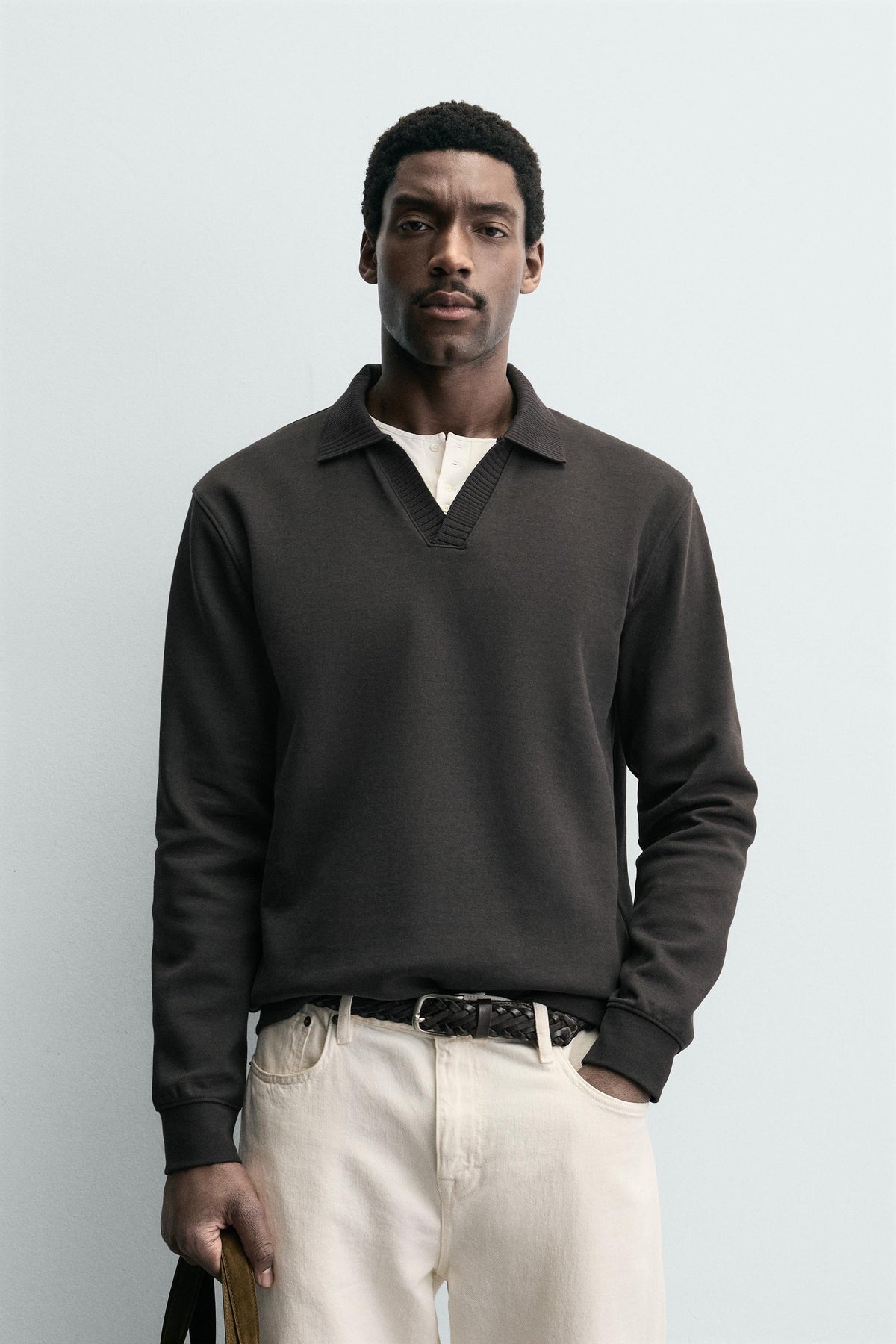 INTERLOCK POLO SWEATSHIRT - Image 2