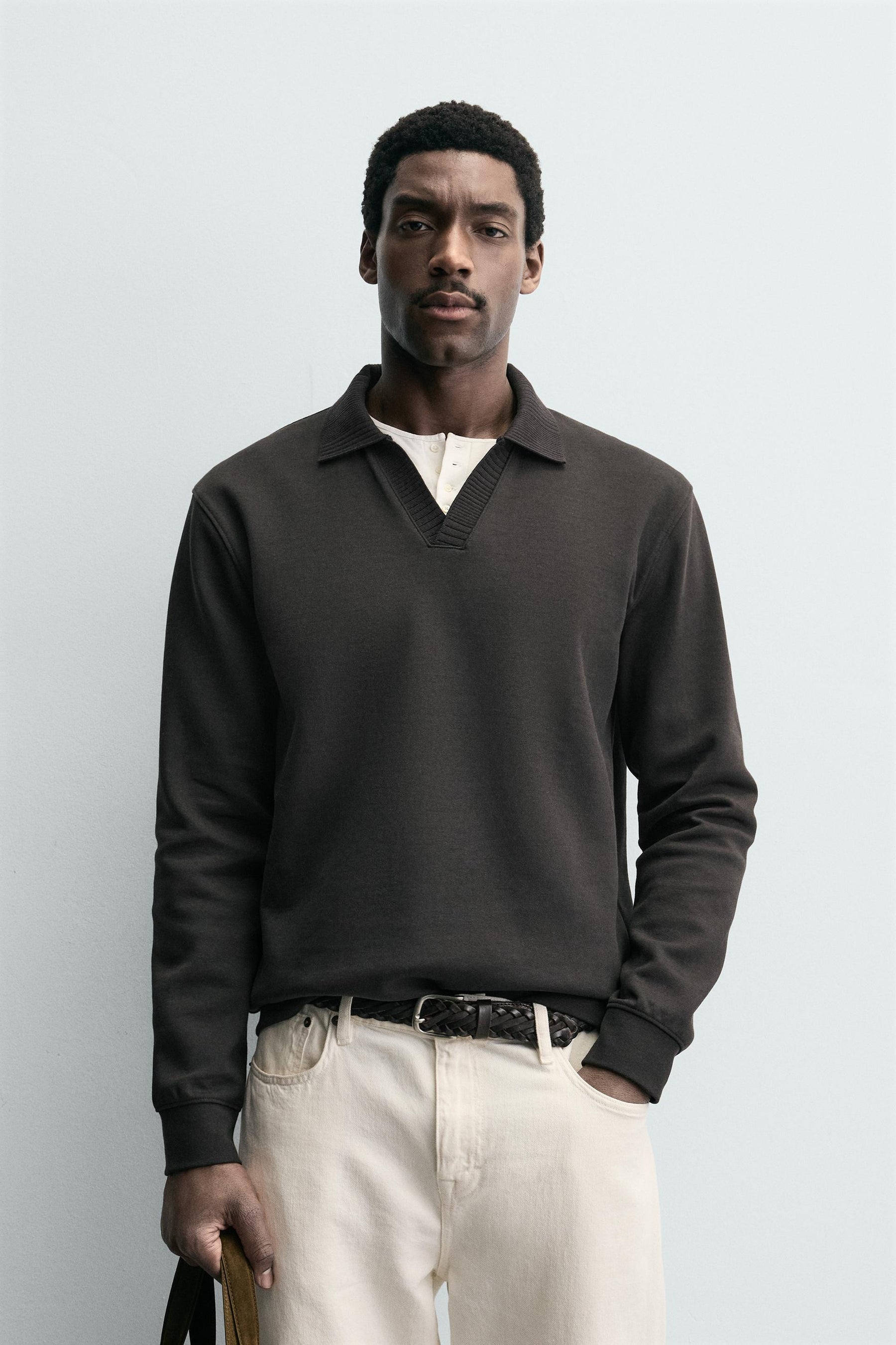 INTERLOCK POLO SWEATSHIRT - Image 2