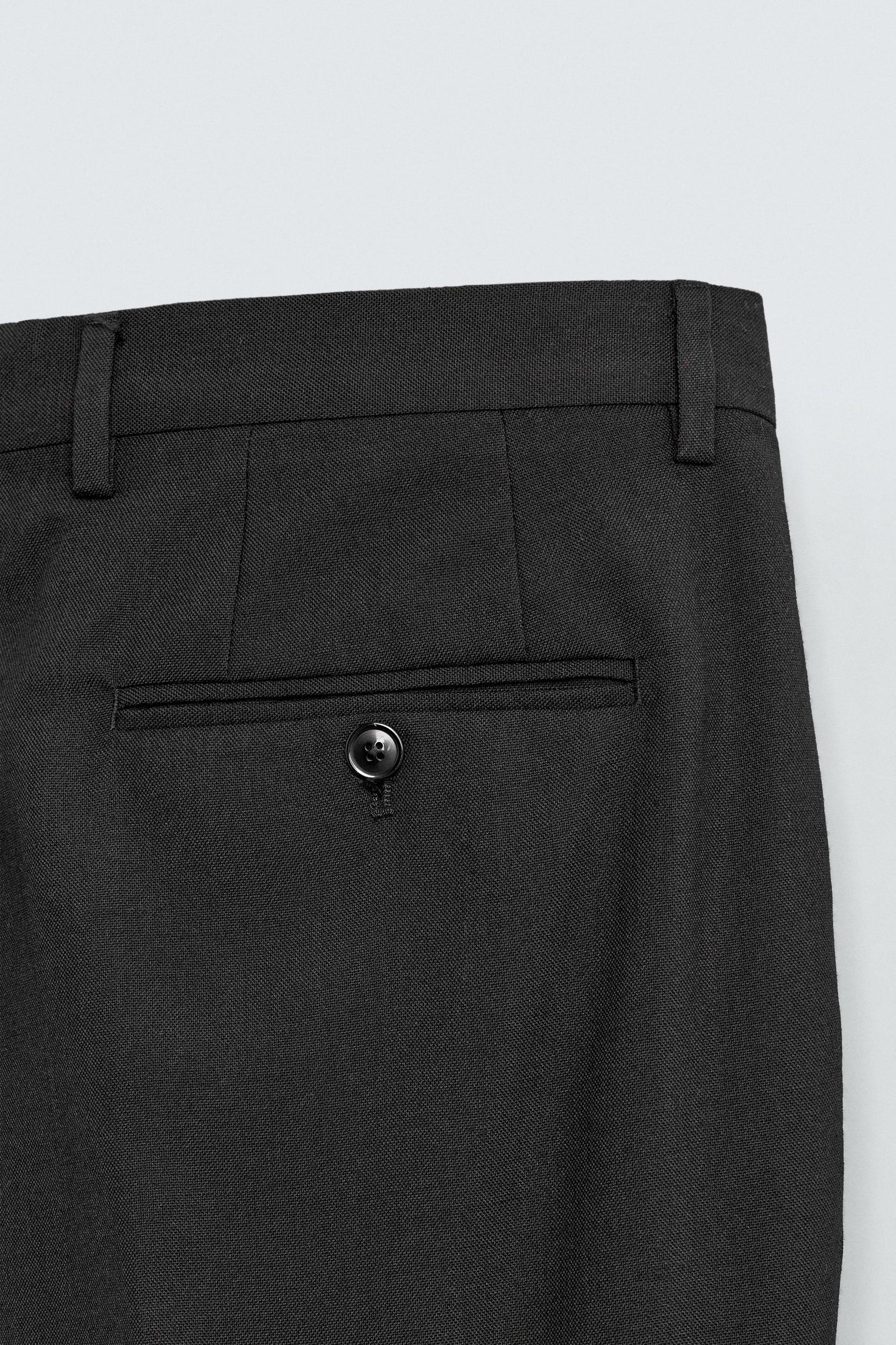 Wool Suit Trousers