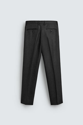 AARON LEVINE X WOOL TWILL SUIT TROUSERS - Image 7