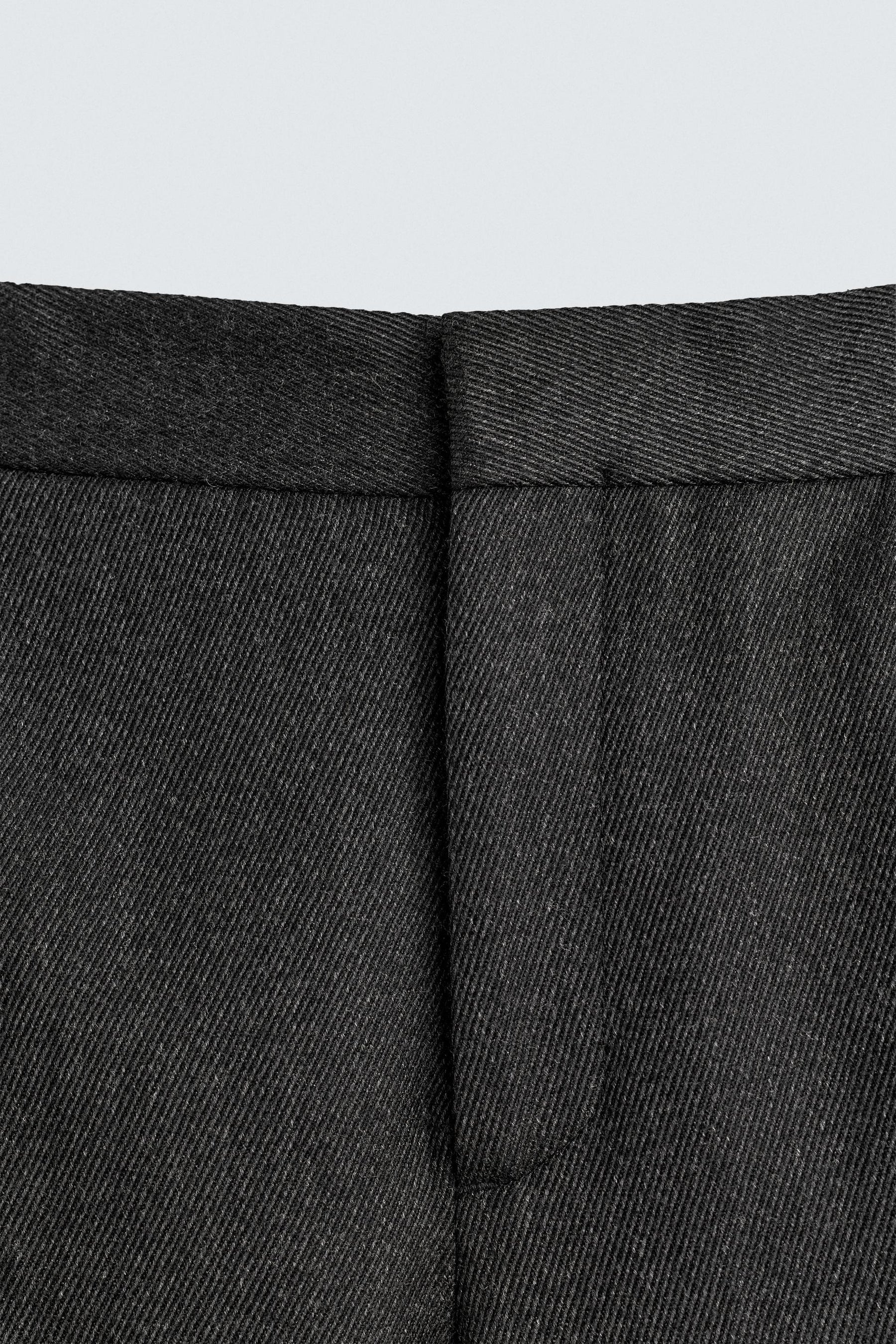 AARON LEVINE X WOOL TWILL SUIT TROUSERS - Image 8