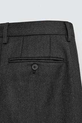 AARON LEVINE X WOOL TWILL SUIT TROUSERS - Image 9