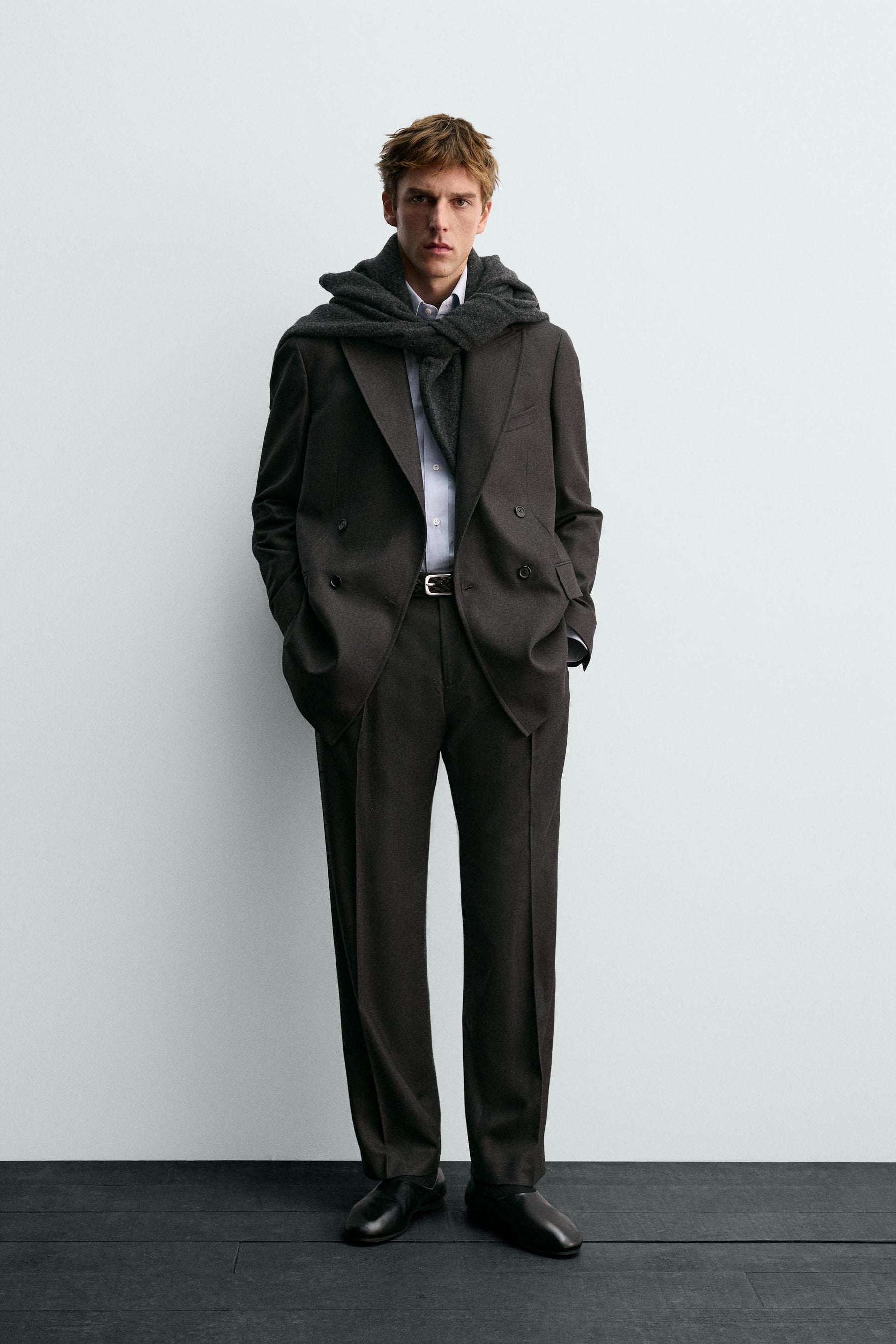 AARON LEVINE X WOOL SUIT TROUSERS - Image 1