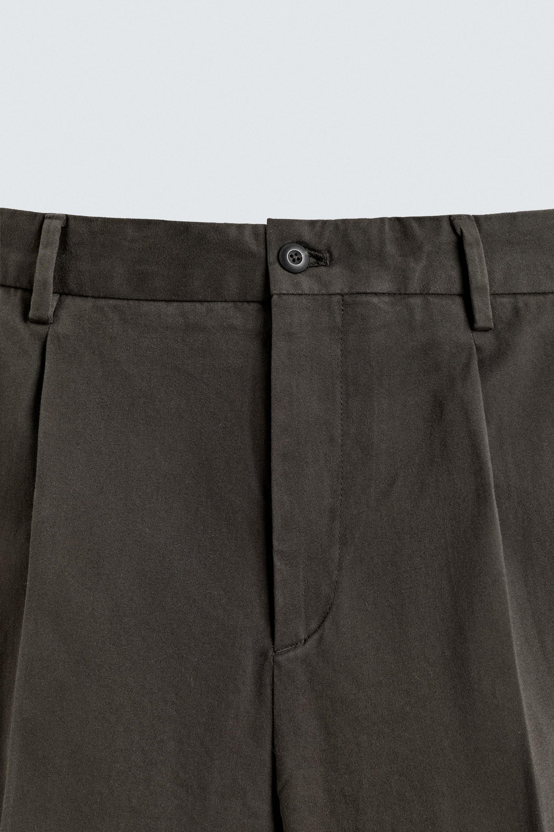 Washed Look Trousers