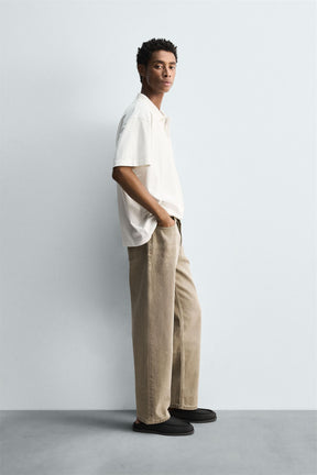 WASHED REGULAR FIT POLO SHIRT - Image 4