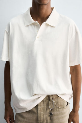 WASHED REGULAR FIT POLO SHIRT - Image 5