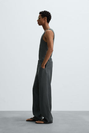 COTTON - HEMP RIBBED TANK TOP - Image 4