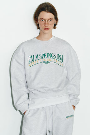 COTTON SLOGAN SWEATSHIRT