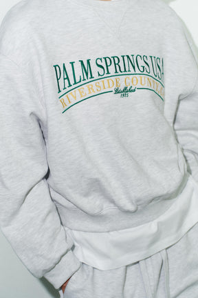 COTTON SLOGAN SWEATSHIRT