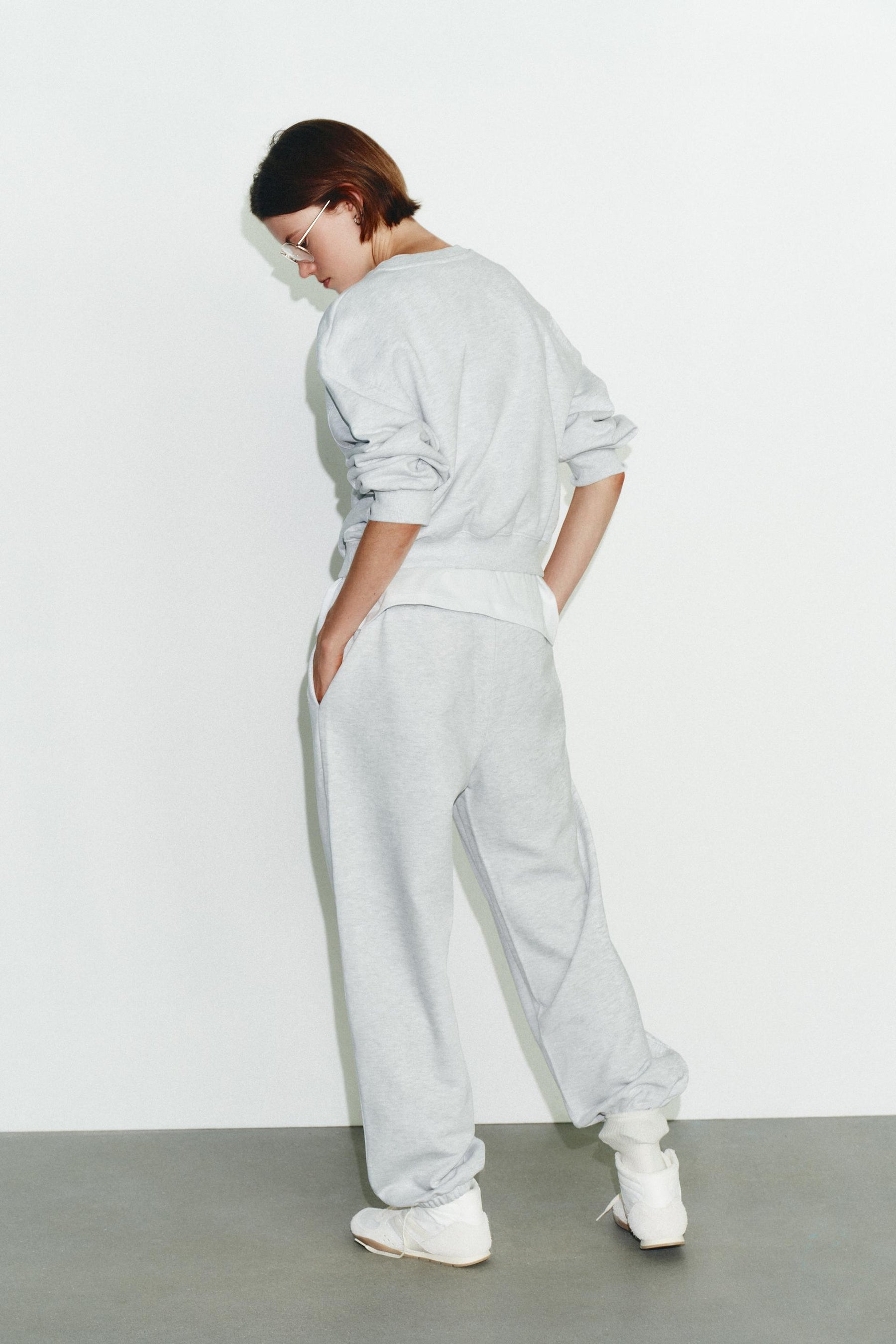 COTTON SLOGAN SWEATSHIRT