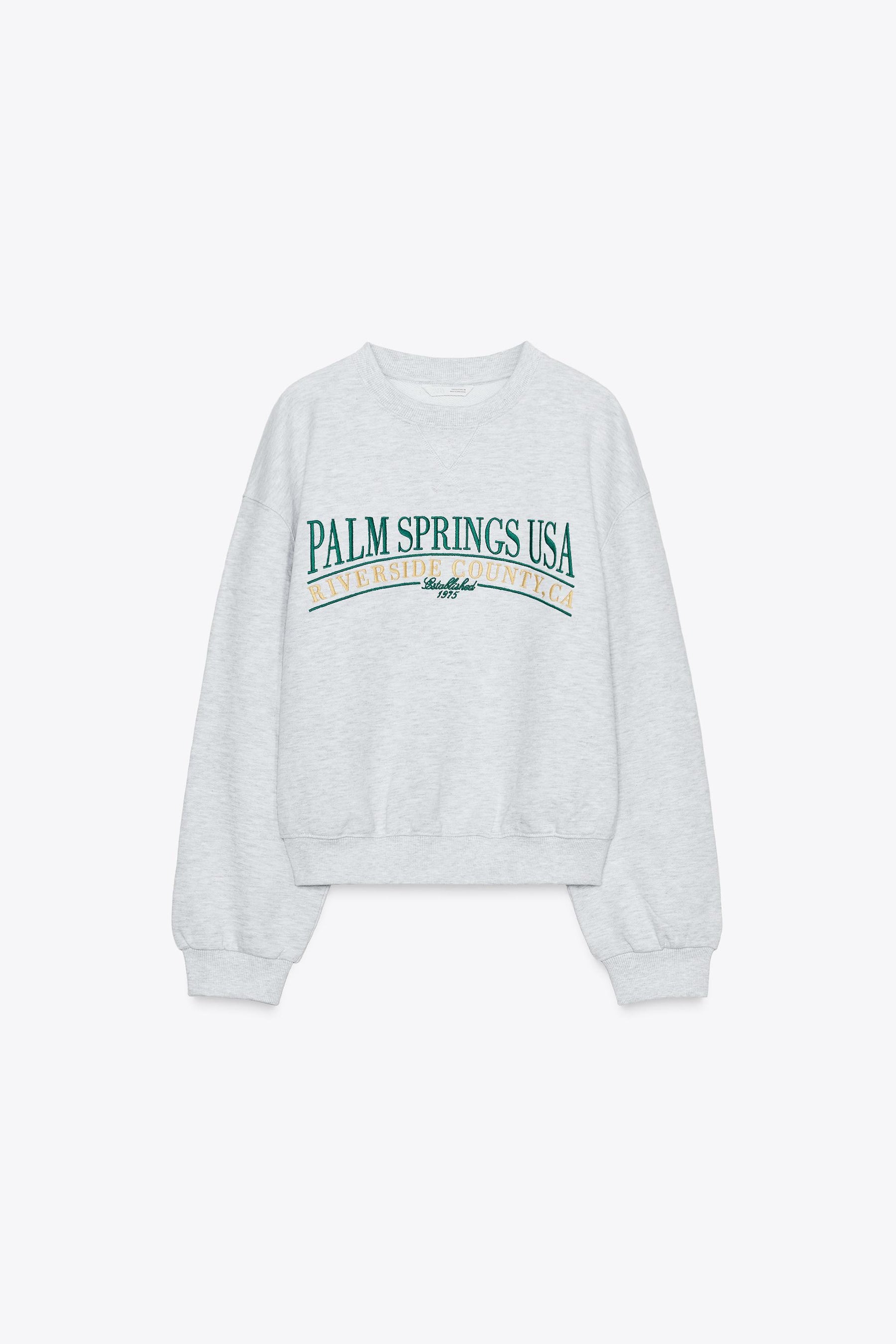 COTTON SLOGAN SWEATSHIRT