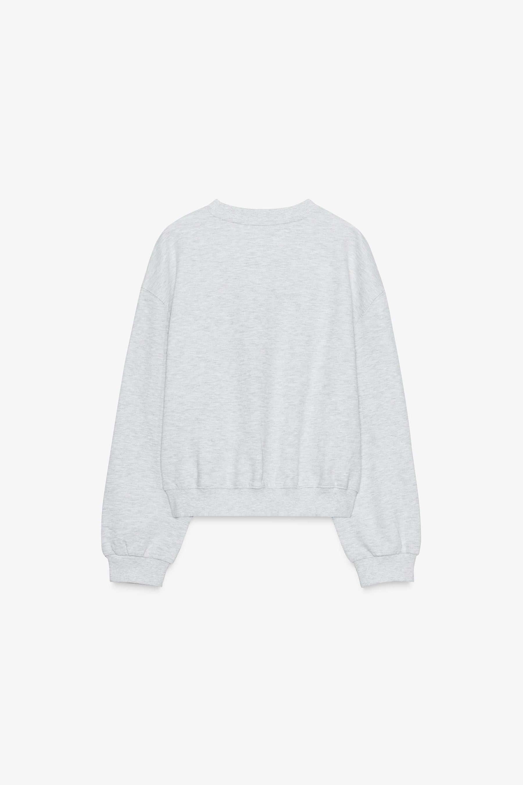 COTTON SLOGAN SWEATSHIRT