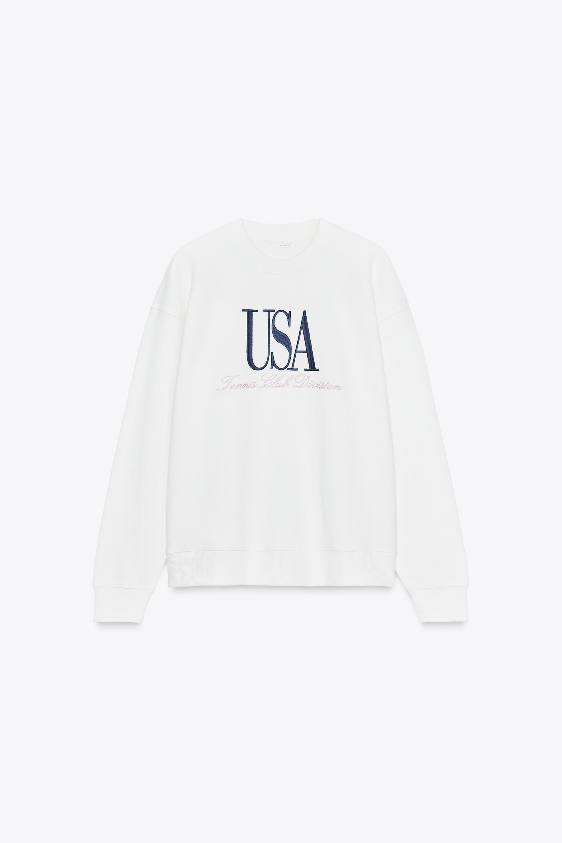 Cotton Slogan Sweatshirt