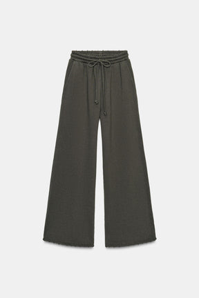 Studded Washed Trousers