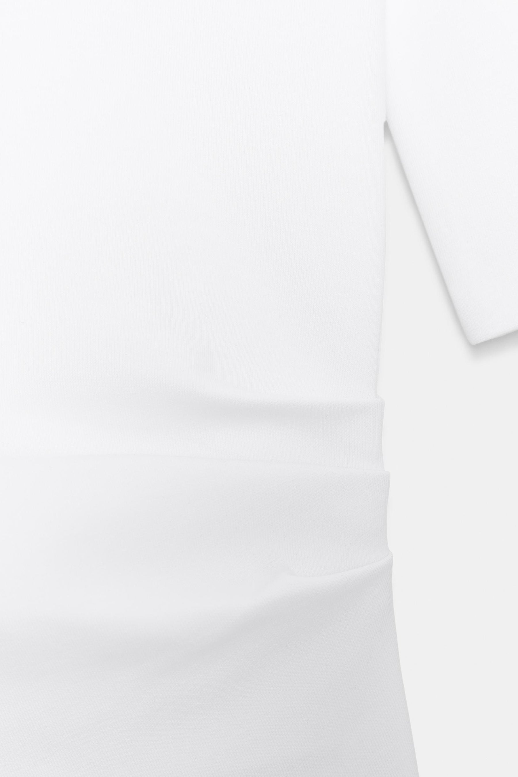 Gathered Interlock T-Shirt