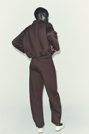 Belted Barrel Trousers