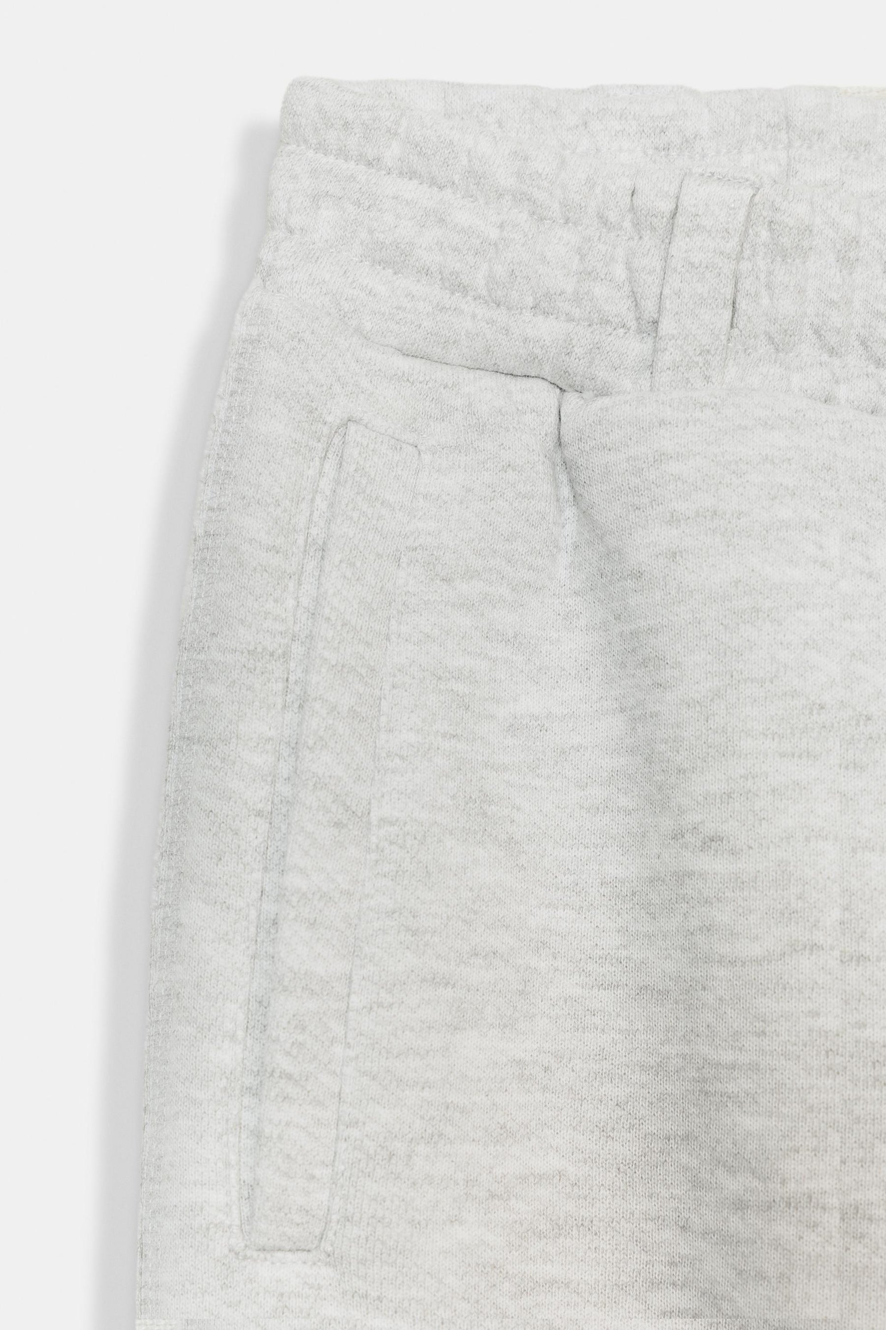 FLEECE STRAIGHT-LEG TROUSERS