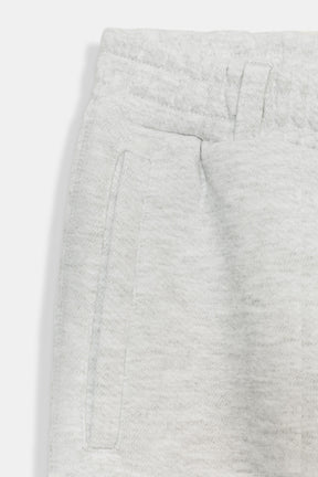 FLEECE STRAIGHT-LEG TROUSERS