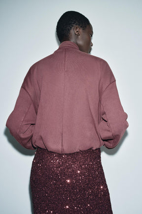 WASHED FLEECE JACKET