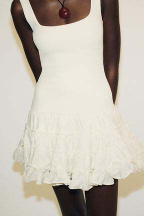 VOLUMINOUS COMBINED DRESS