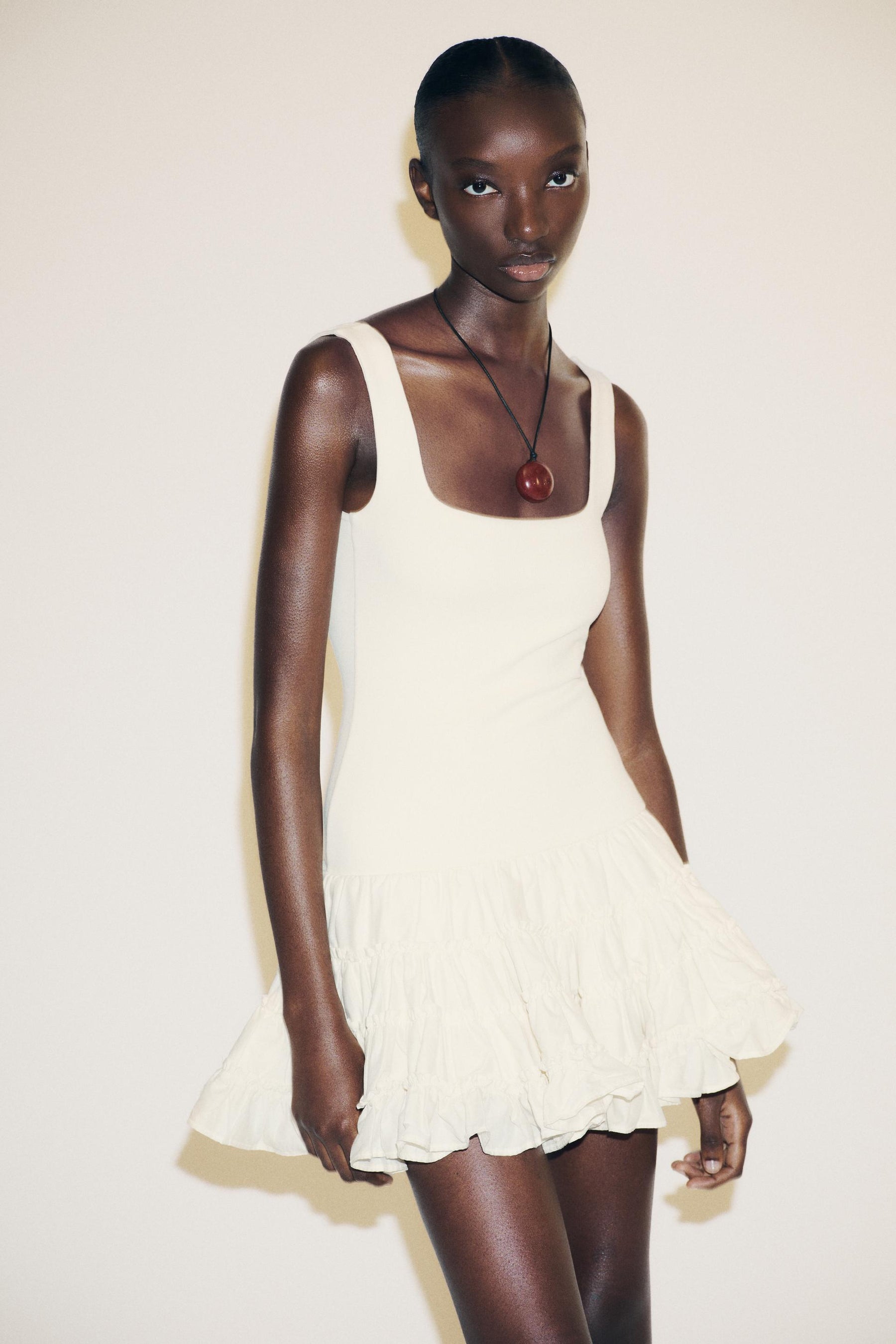 VOLUMINOUS COMBINED DRESS