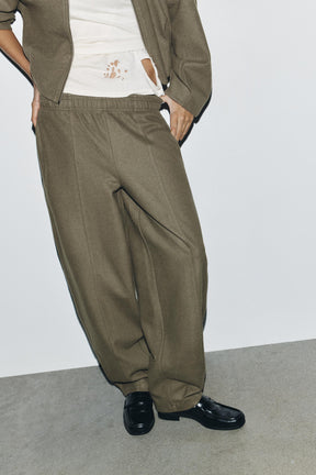STRAIGHT-LEG TROUSERS