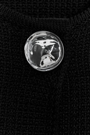 TEXTURED KNIT CARDIGAN WITH BUTTON - Image 5