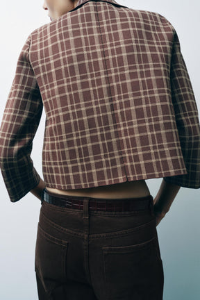 CHECK CARDIGAN - Image 3