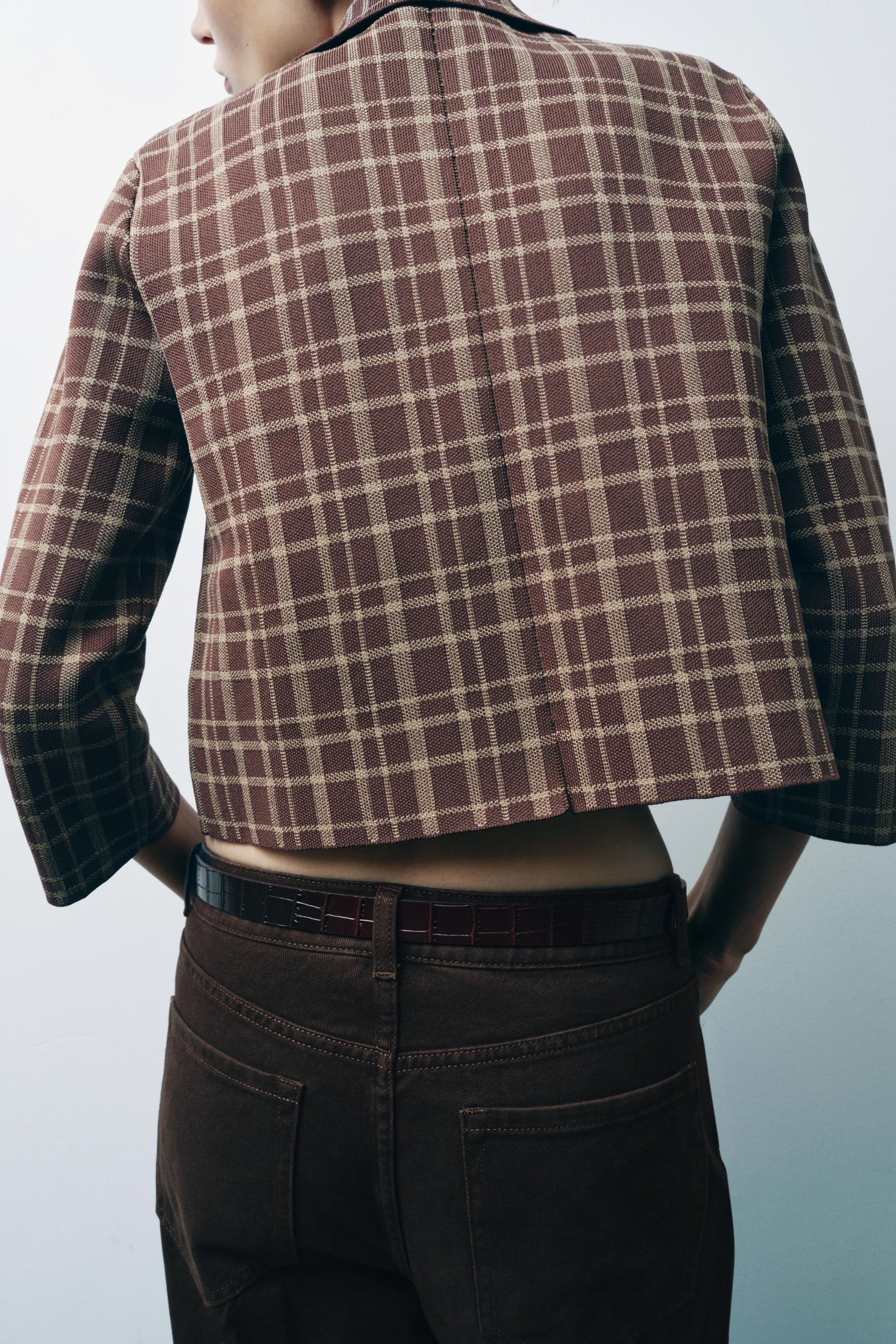 CHECK CARDIGAN - Image 3