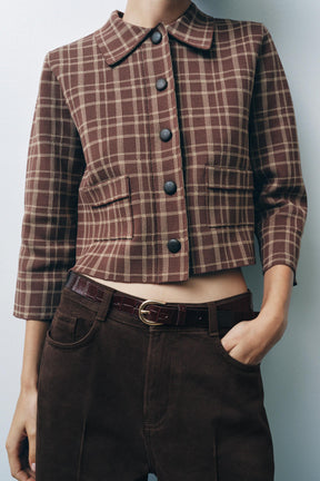 CHECK CARDIGAN - Image 5