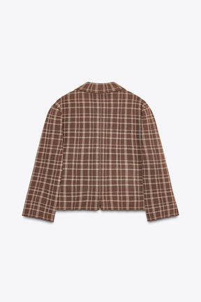 CHECK CARDIGAN - Image 7