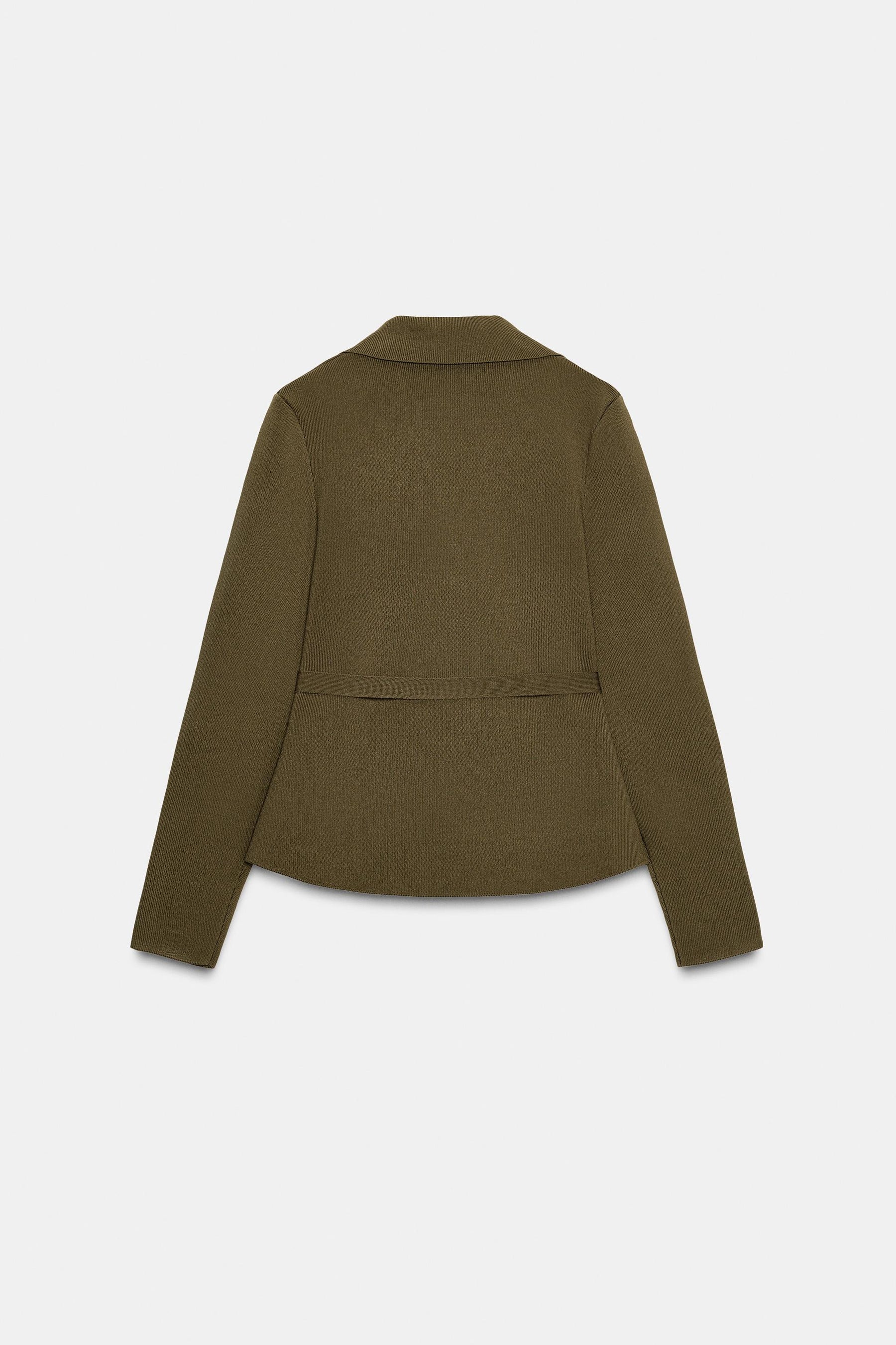 Belted Wool Cardigan