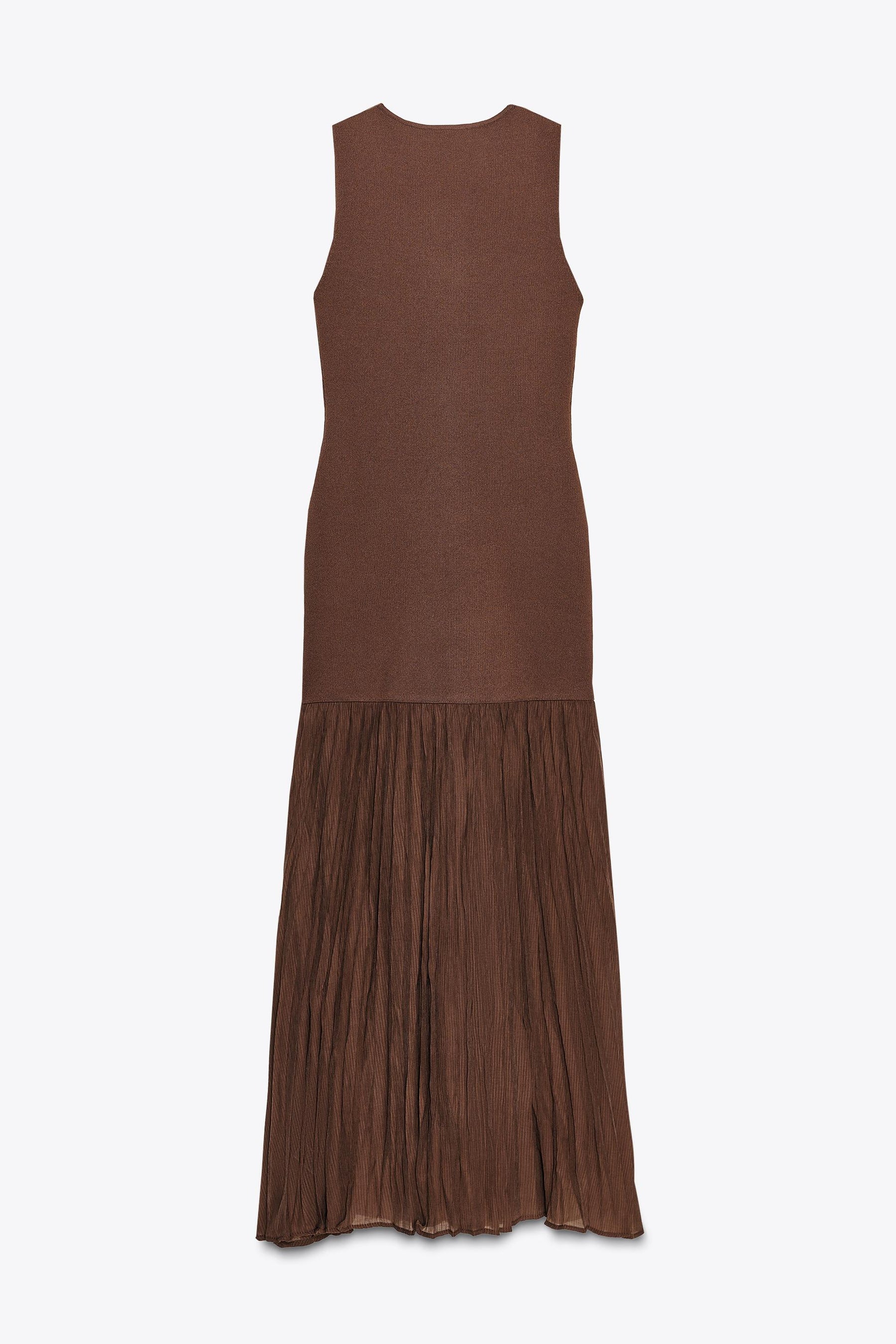 CONTRAST KNIT DRESS - Image 6