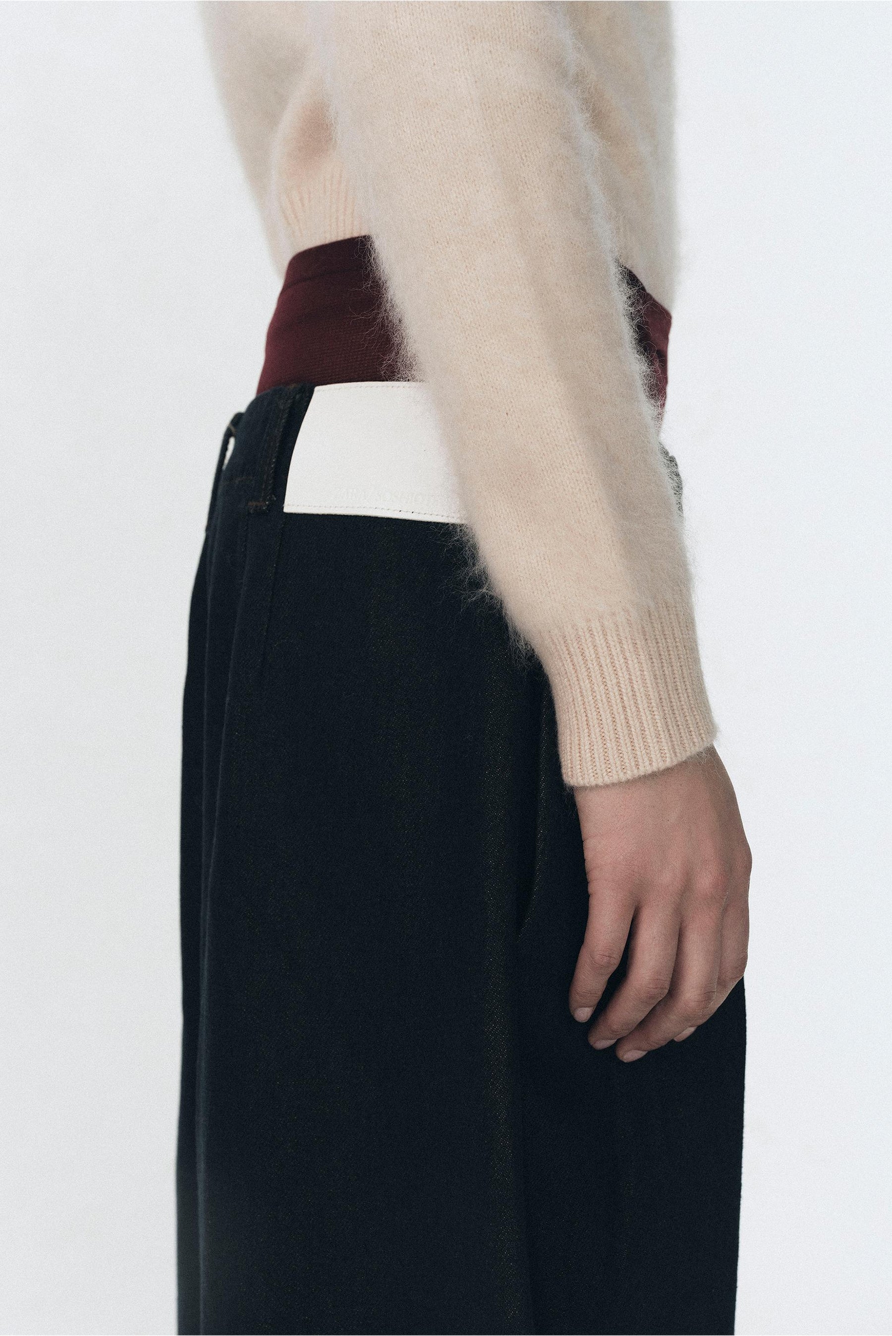 Wool Polo Collar Jacket