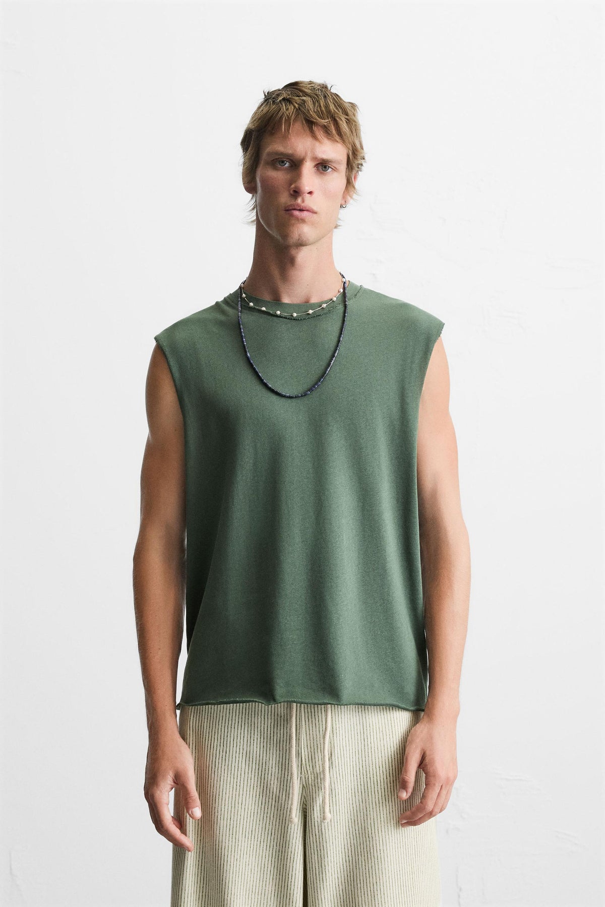 IRREGULAR KNIT TANK TOP - Image 2