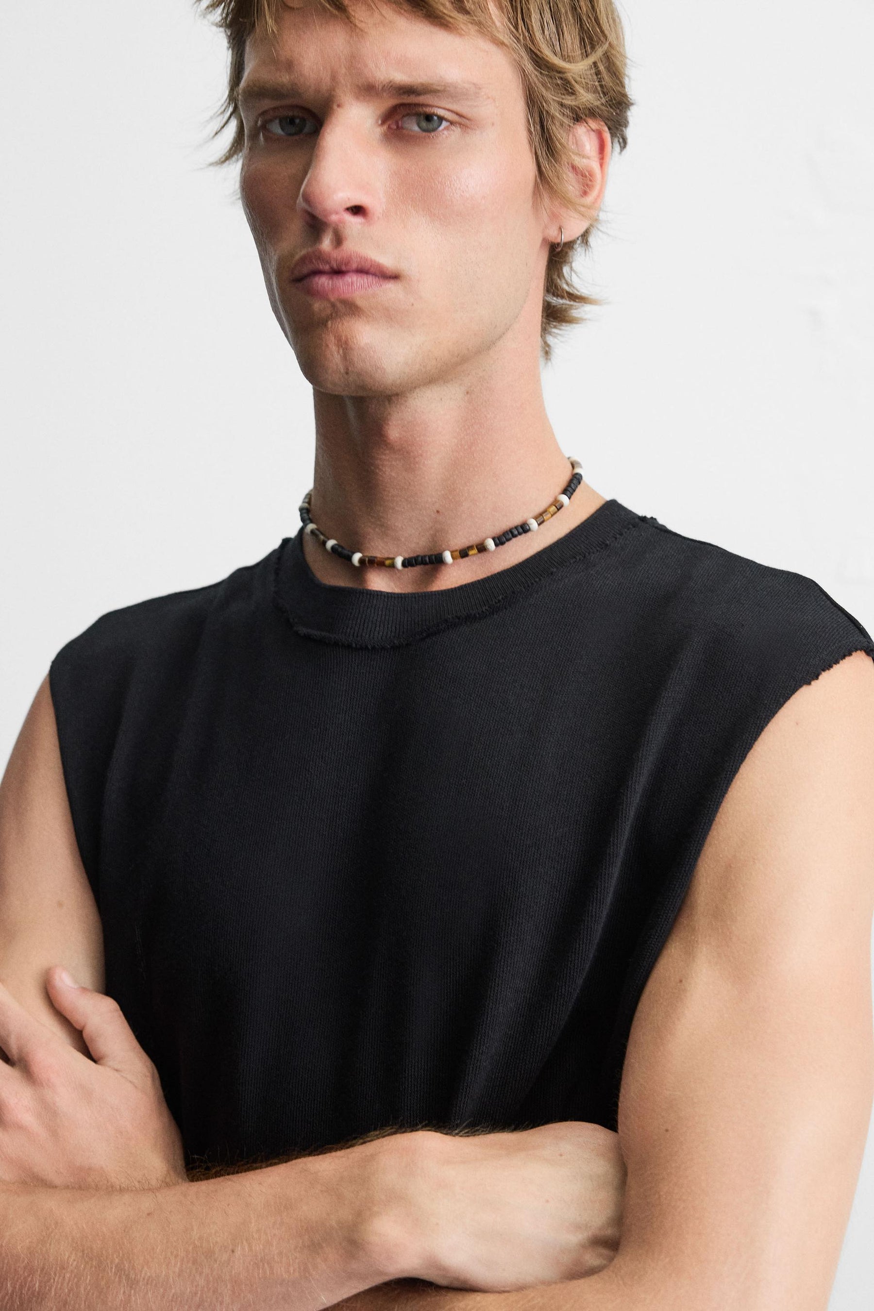 IRREGULAR KNIT TANK TOP - Image 5