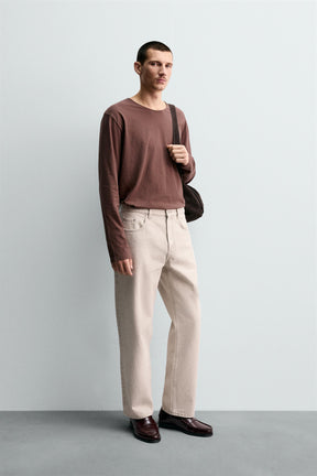 JACQUARD STRIPED T-SHIRT - Image 1