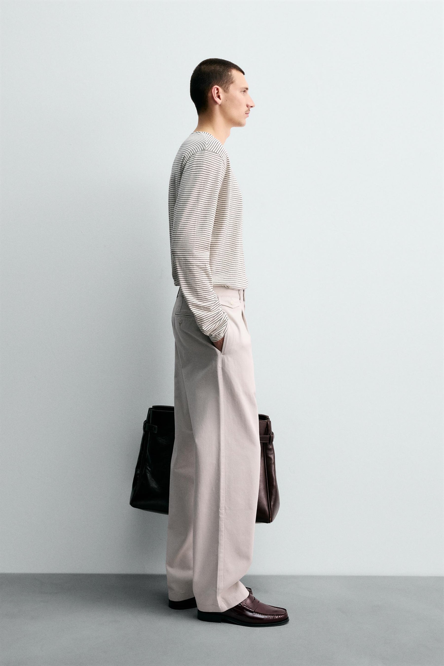 STRIPED JACQUARD T-SHIRT - Image 4