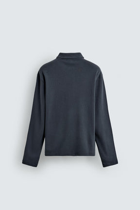 Textured Brushed Polo