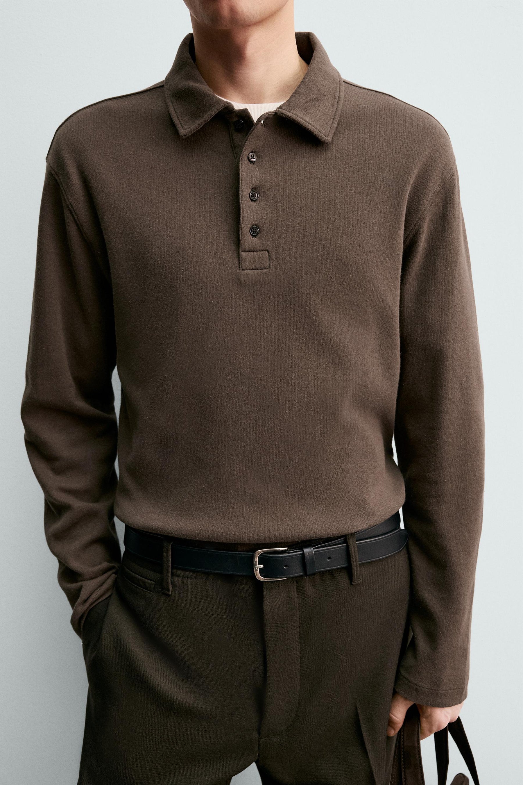 Brushed Texture Polo