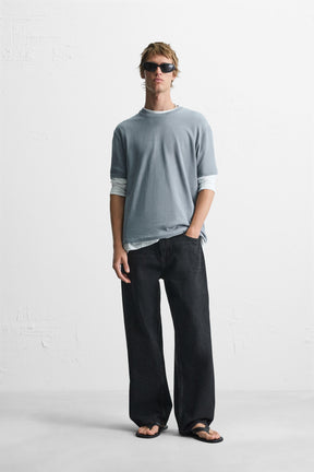 REGULAR FIT KNIT T-SHIRT - Image 1
