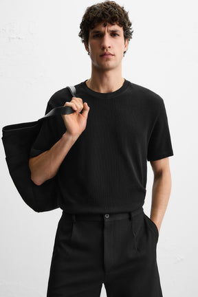 REGULAR FIT KNIT T-SHIRT - Image 5