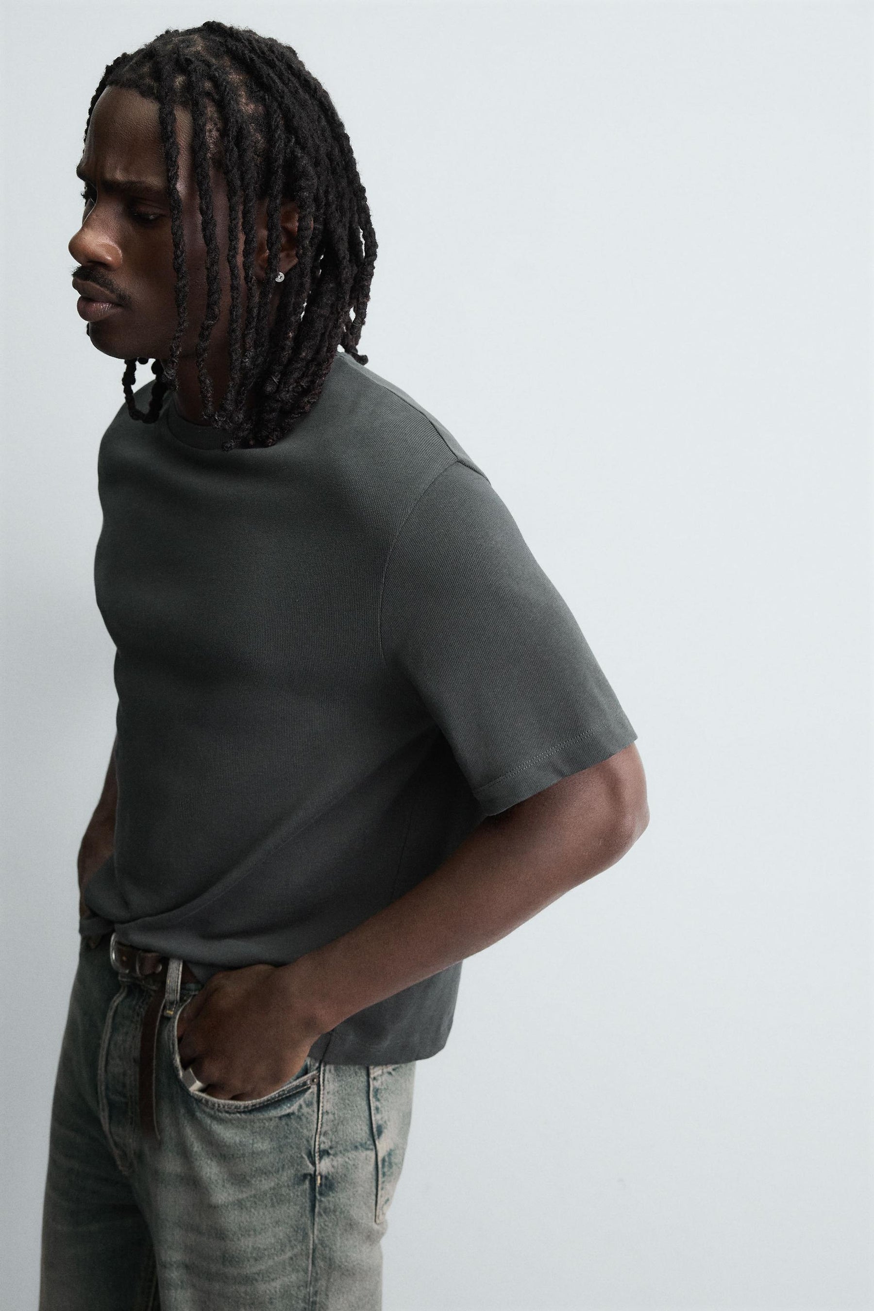 BOXY FIT KNIT T-SHIRT - Image 5