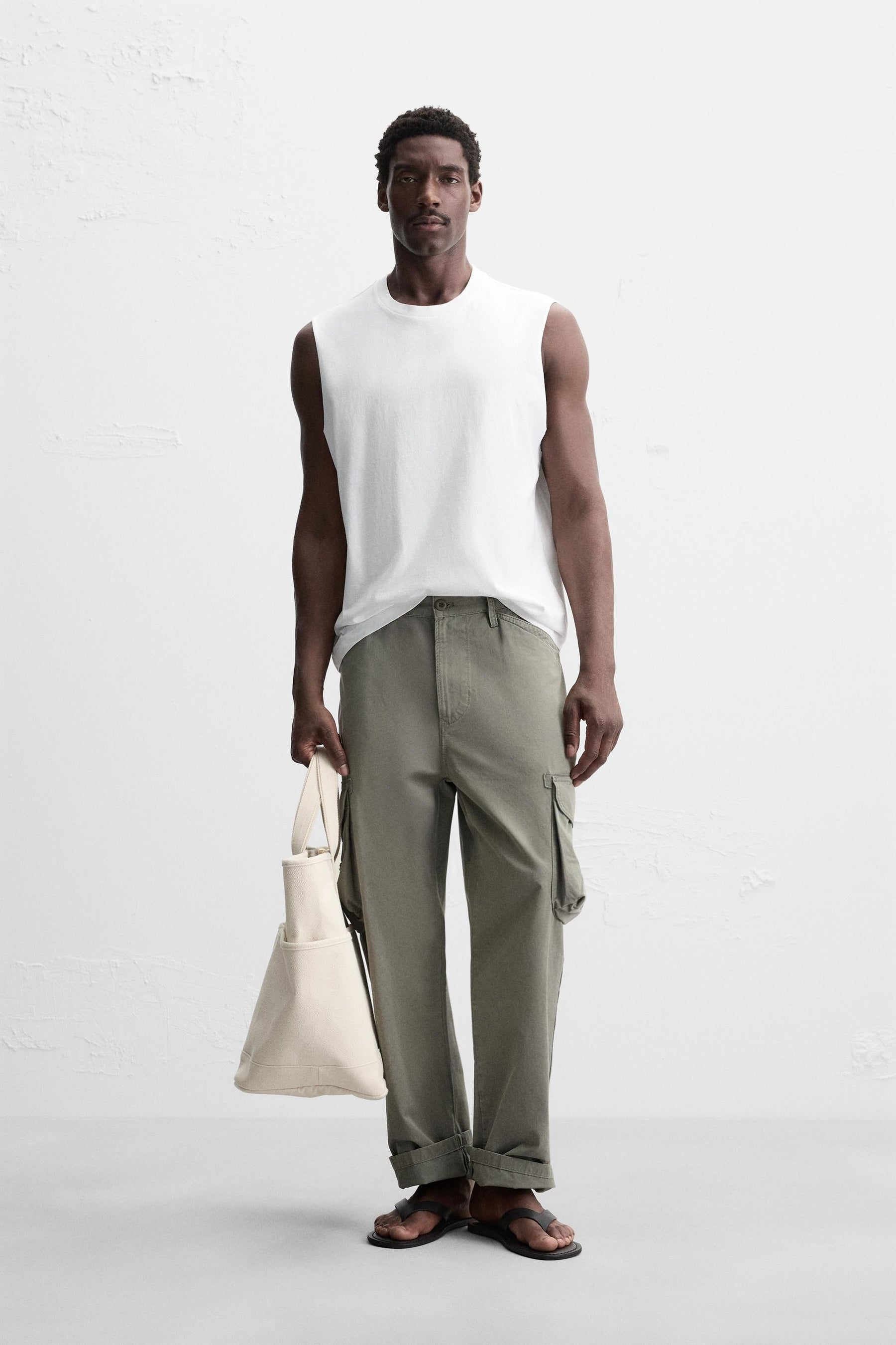 COTTON TANK T-SHIRT - Image 1