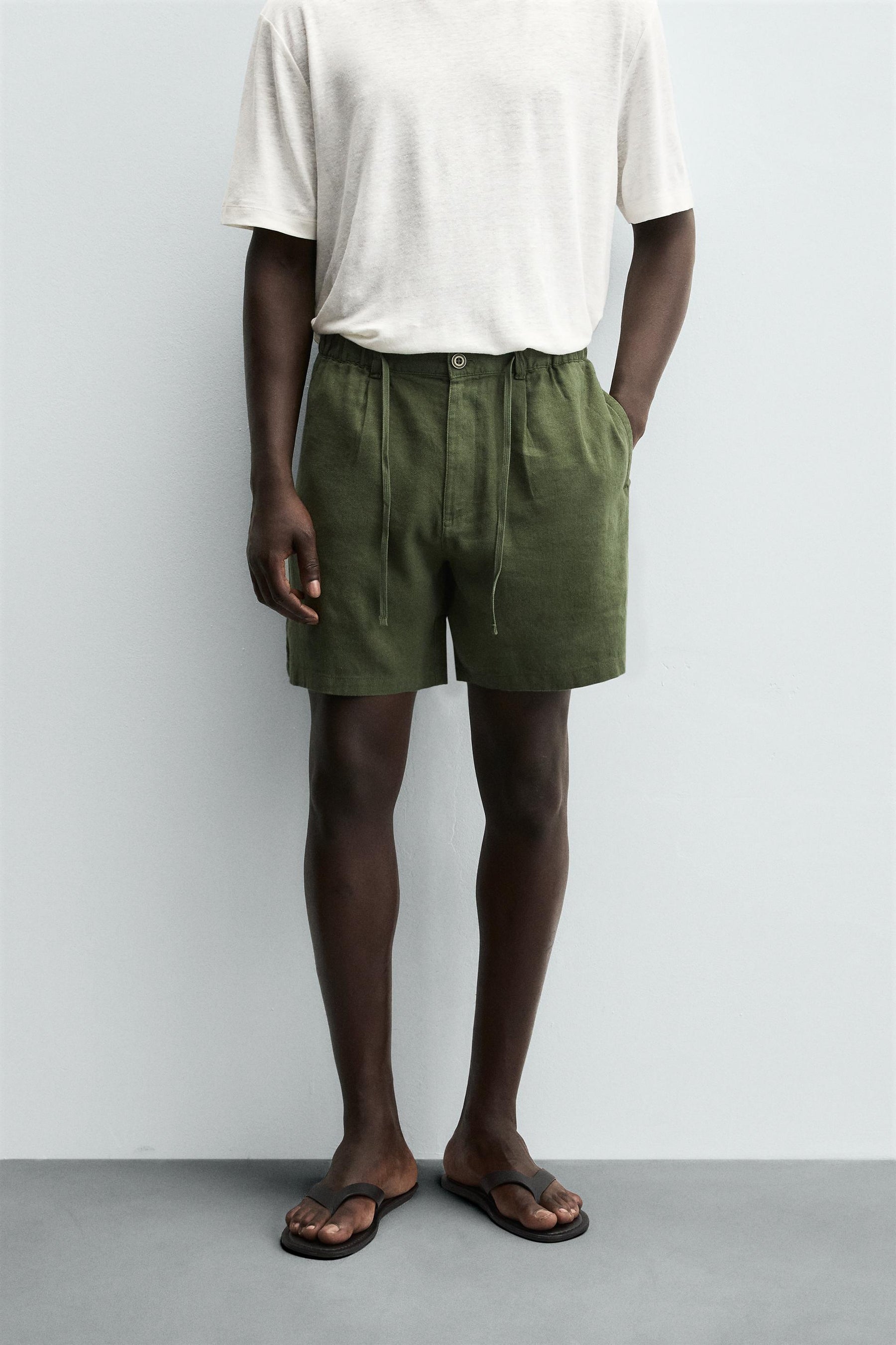BERMUDA SHORTS LINEN BLEND - Image 2