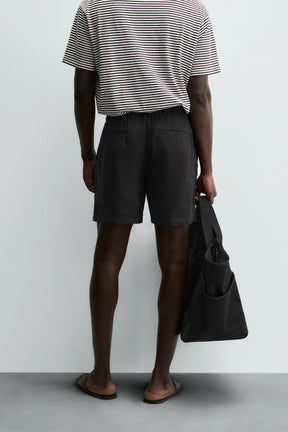 BERMUDA SHORTS LINEN BLEND - Image 3