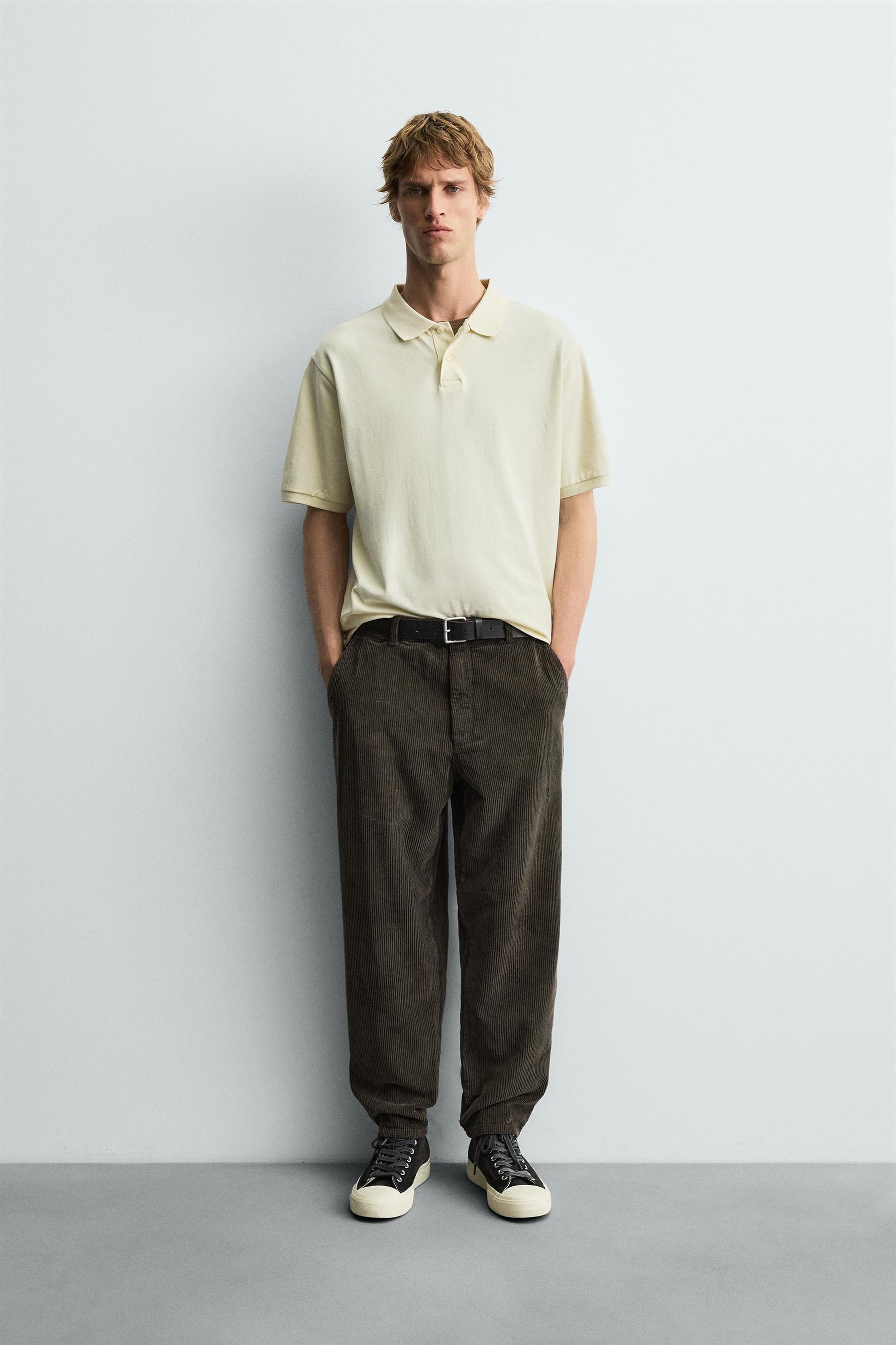 CARROT FIT CORDUROY TROUSERS - Image 1